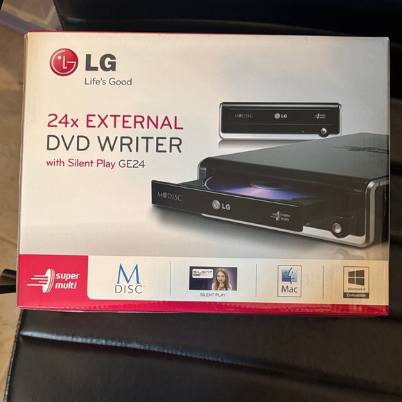 LG  24x External DVD Writer - Picture 1 of 5
